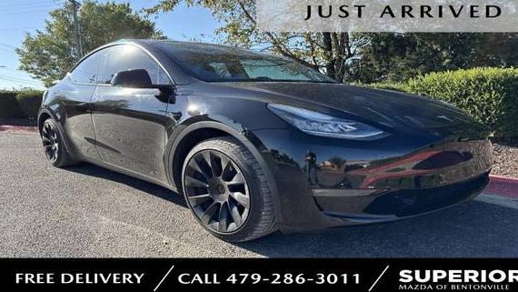 TESLA MODEL Y 2021 5YJYGAEEXMF295527 image